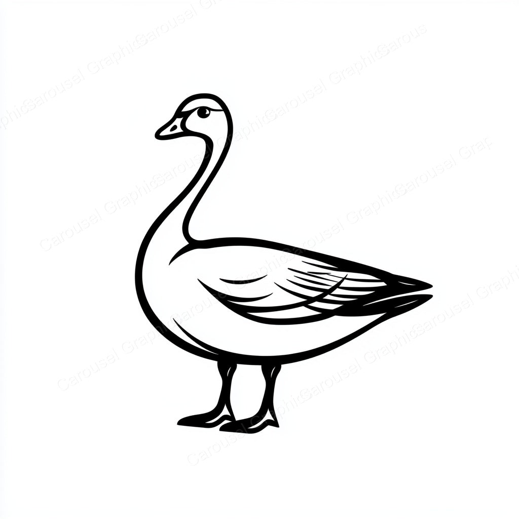 Geese Vector Graphic preview