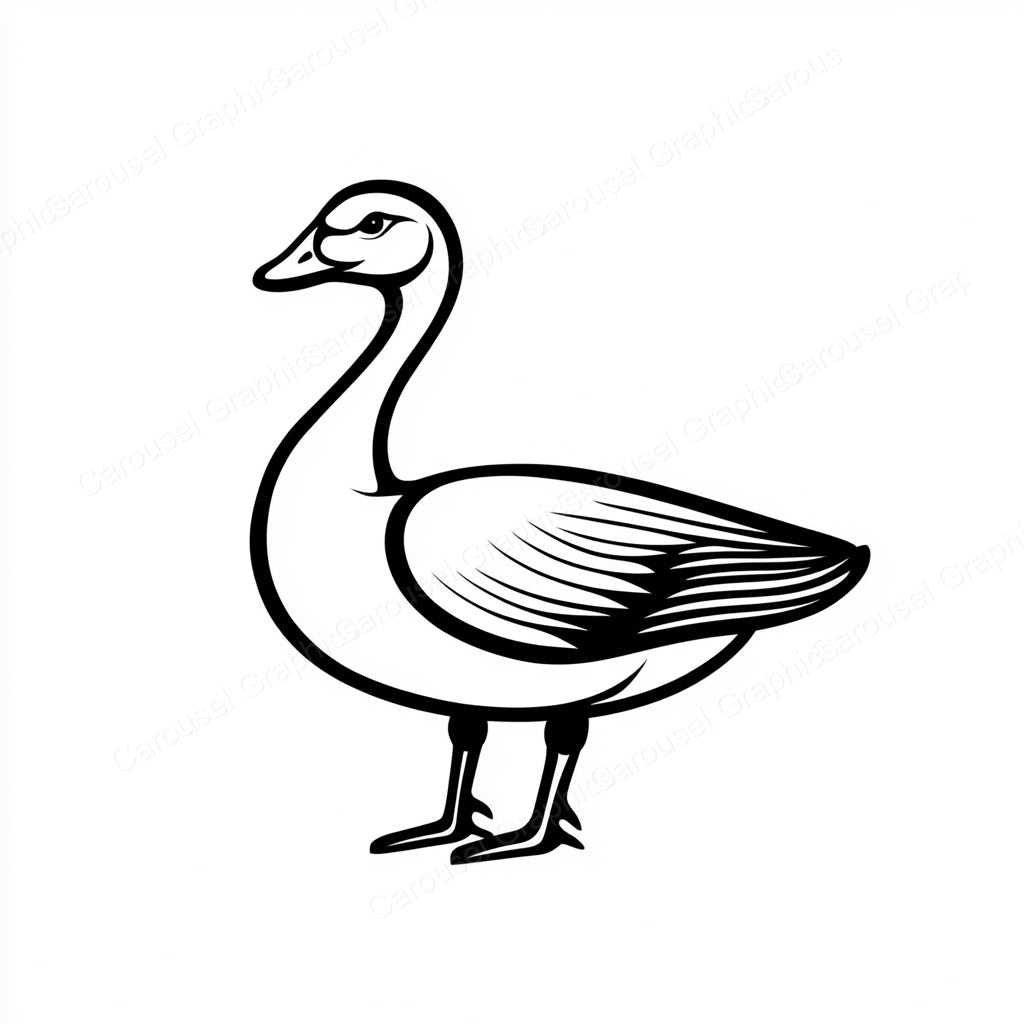 Geese Vector Graphic preview