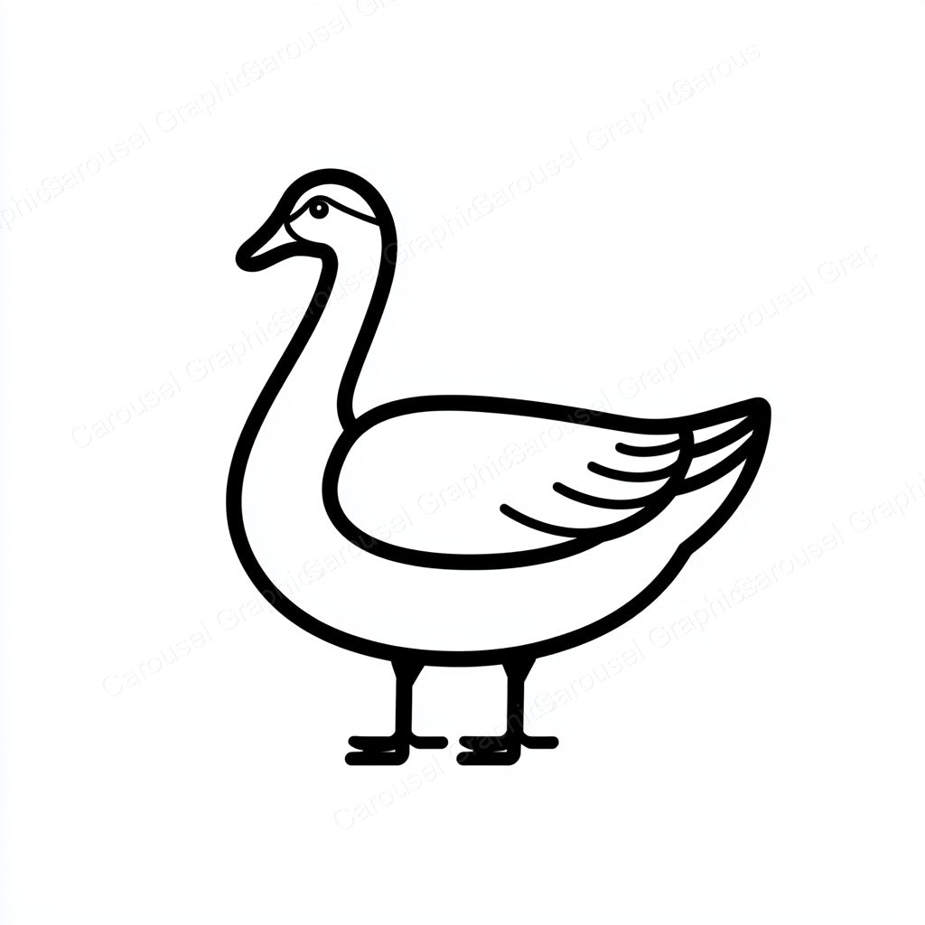 Geese Vector Graphic preview