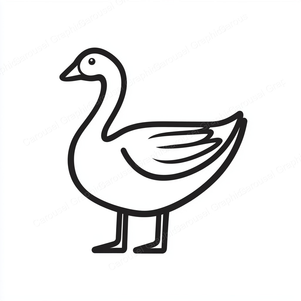 Geese Vector Graphic preview