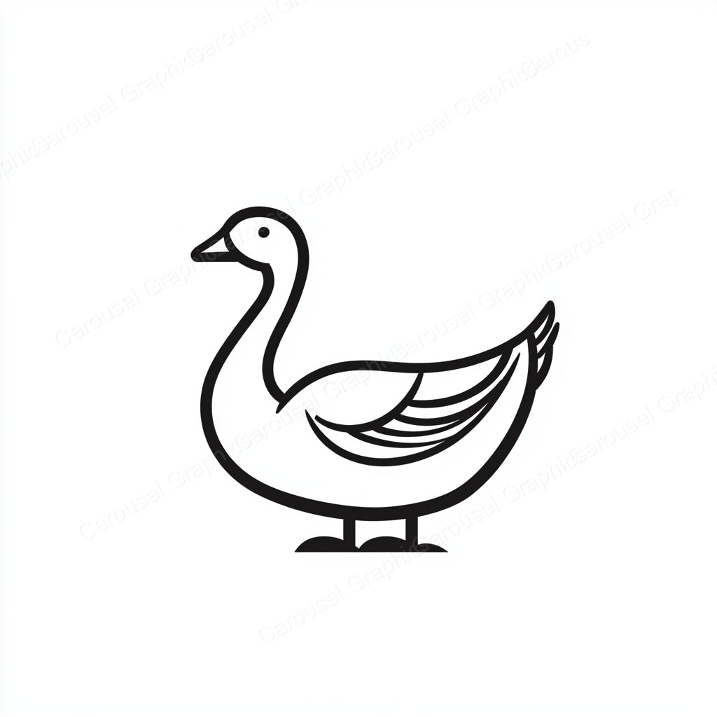 Geese Vector Graphic preview