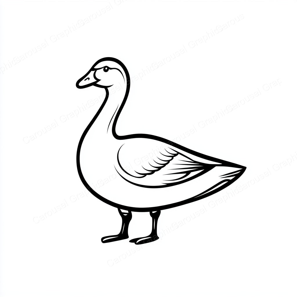 Geese Vector Graphic preview