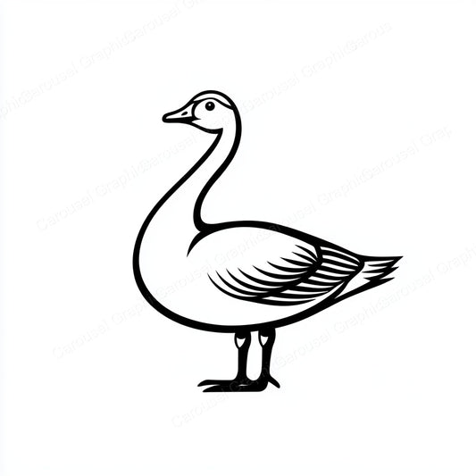 Geese Vector Graphic preview
