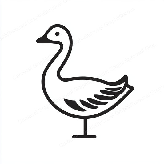 Geese Vector Graphic preview