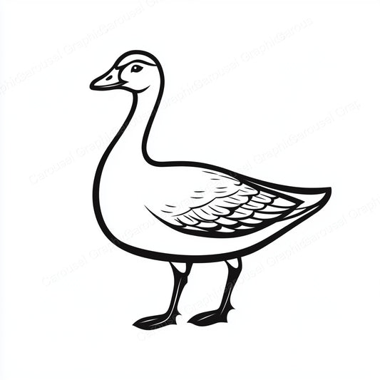 Geese Vector Graphic preview