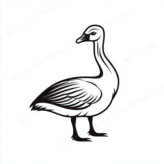 Geese Vector Graphic preview