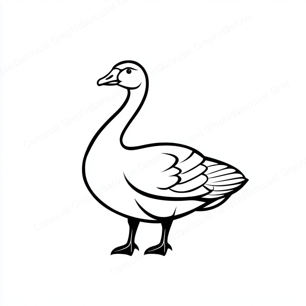 Geese Vector Graphic preview