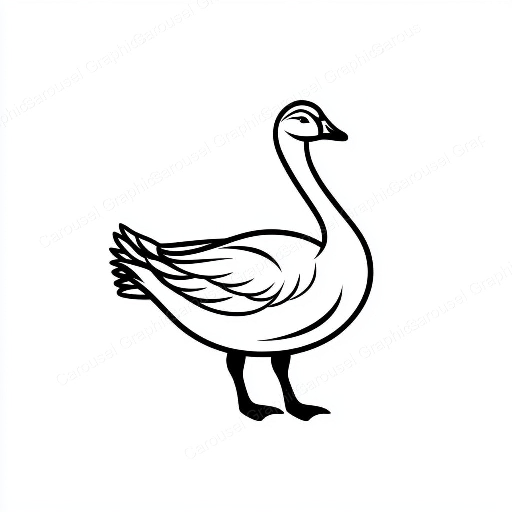 Geese Vector Graphic preview