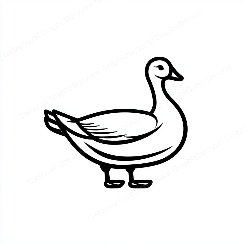 Geese Vector Graphic preview