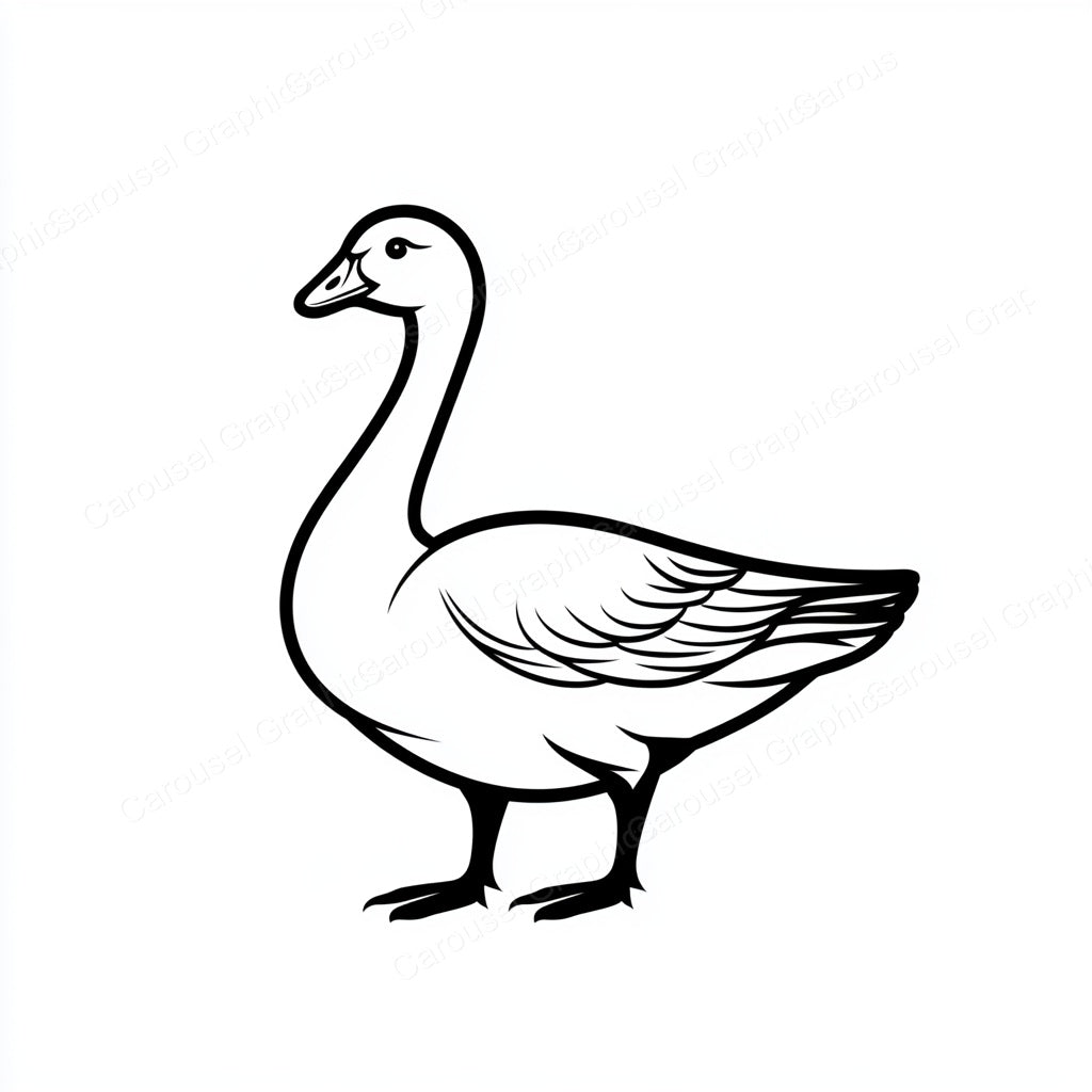 Geese Vector Graphic preview