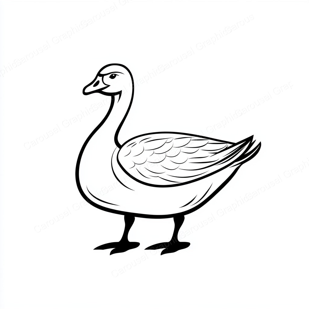 Geese Vector Graphic preview