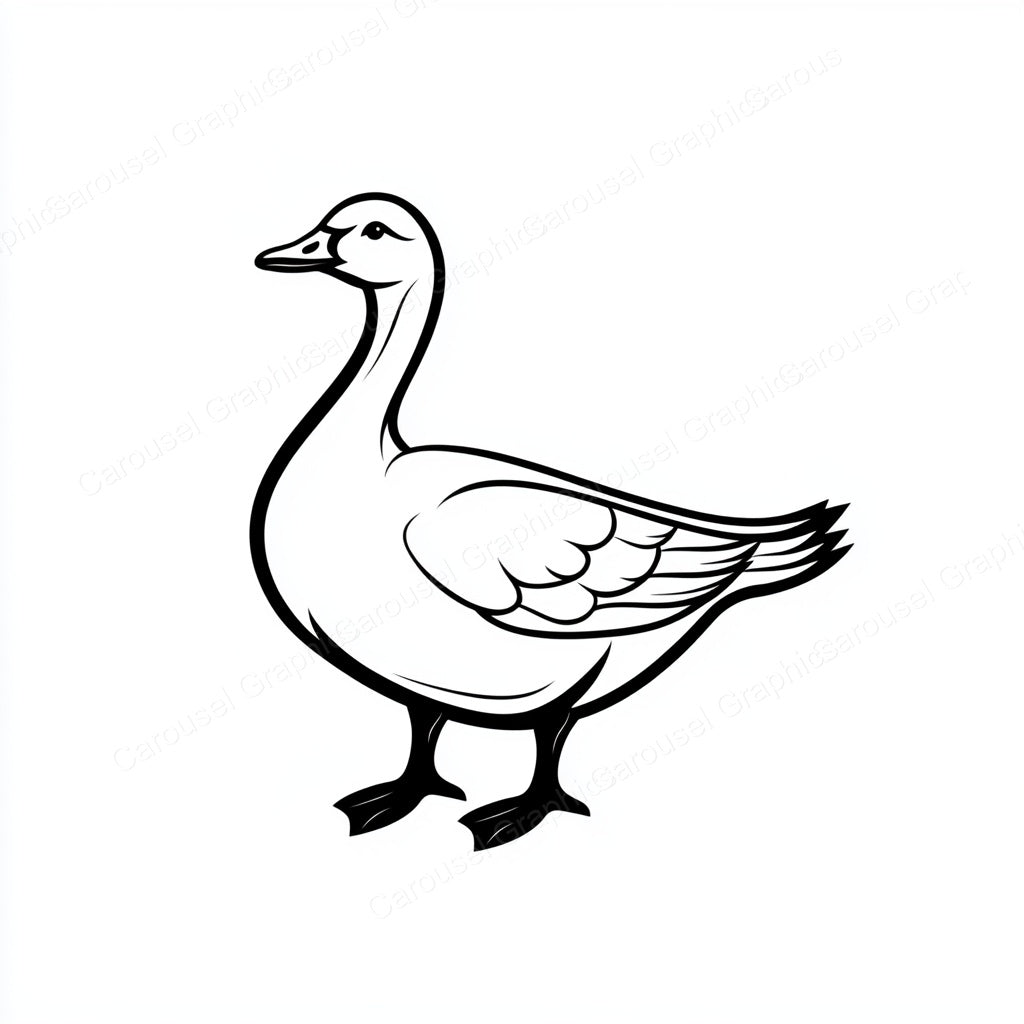 Geese Vector Graphic preview