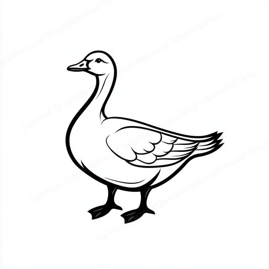 Geese Vector Graphic preview
