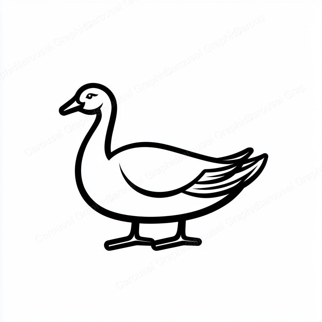 Geese Vector Graphic preview