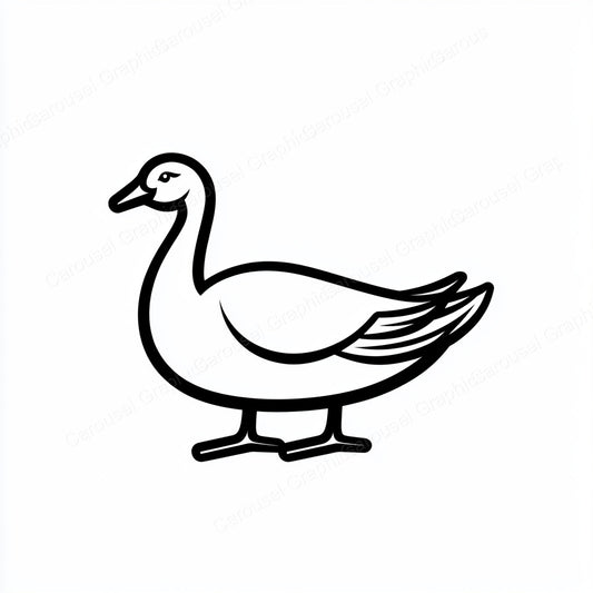 Geese Vector Graphic preview