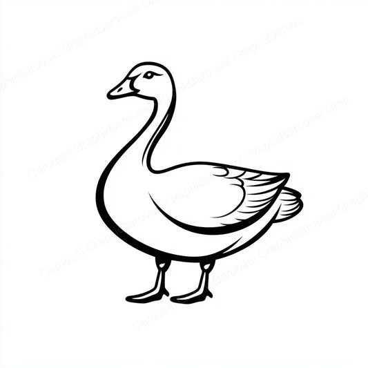 Geese Vector Graphic preview