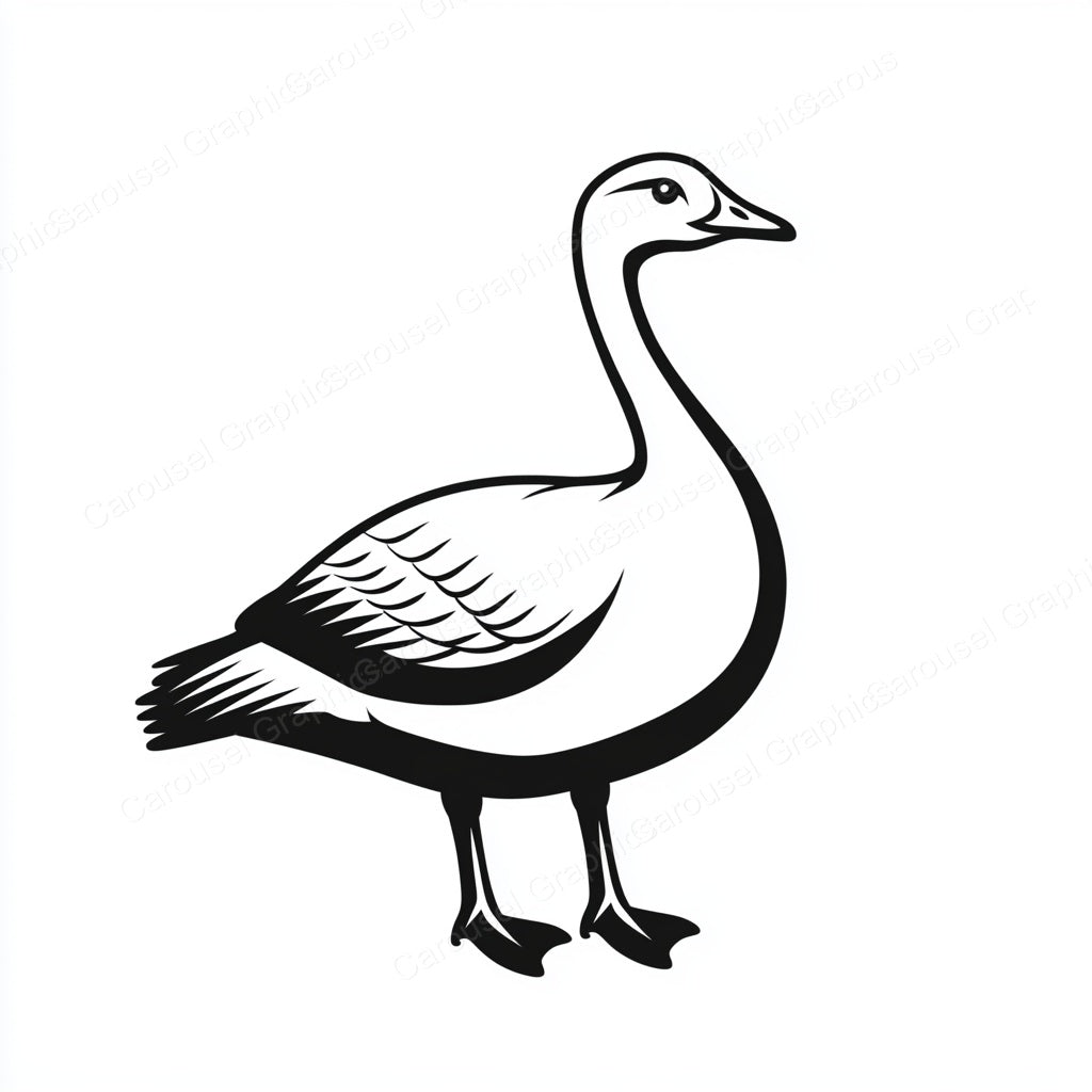 Geese Vector Graphic preview