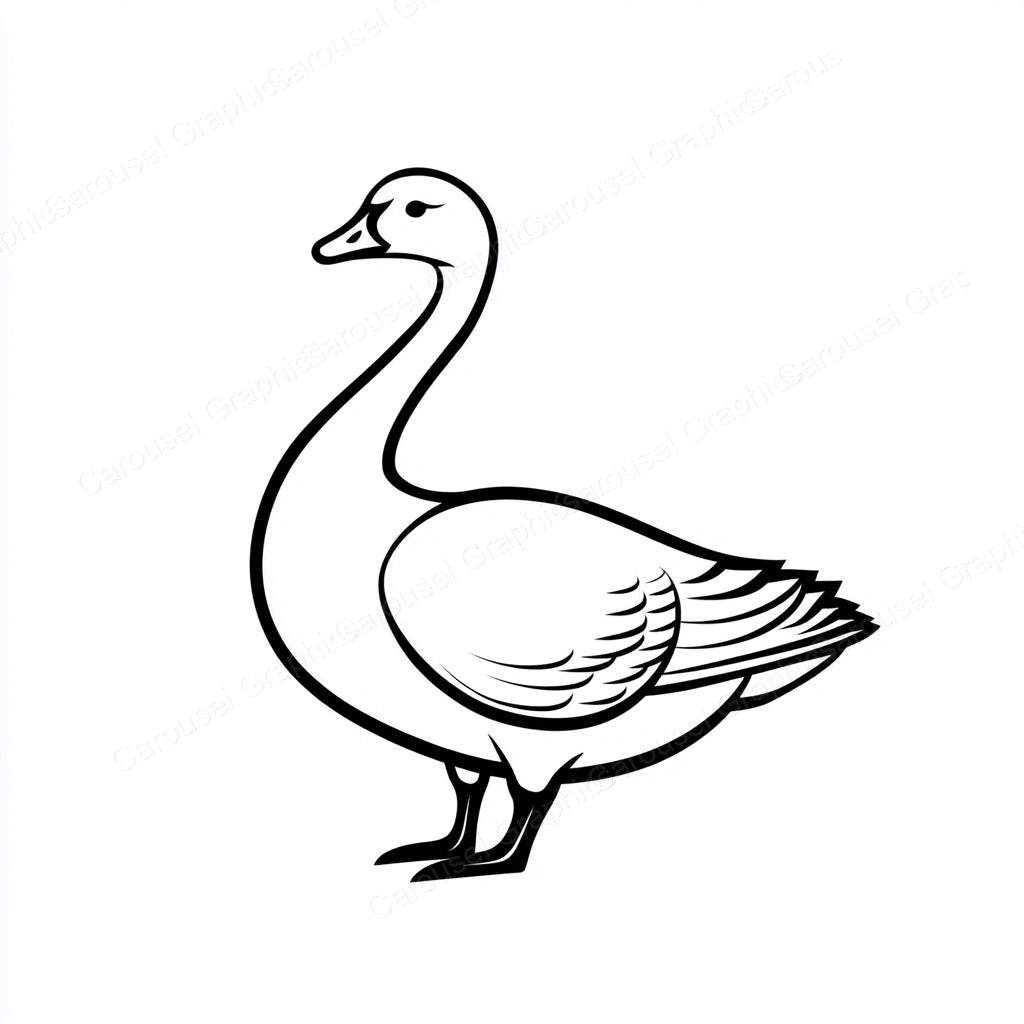 Geese Vector Graphic preview