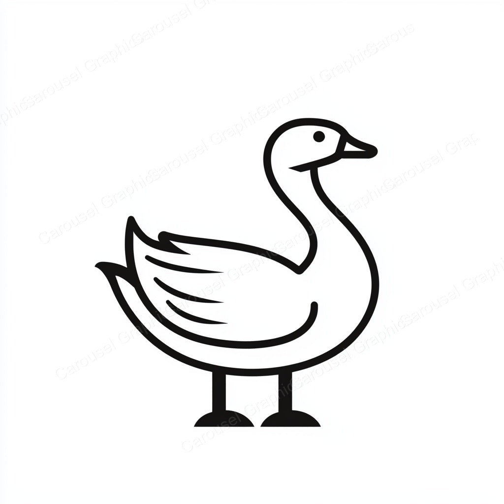 Geese Vector Graphic preview