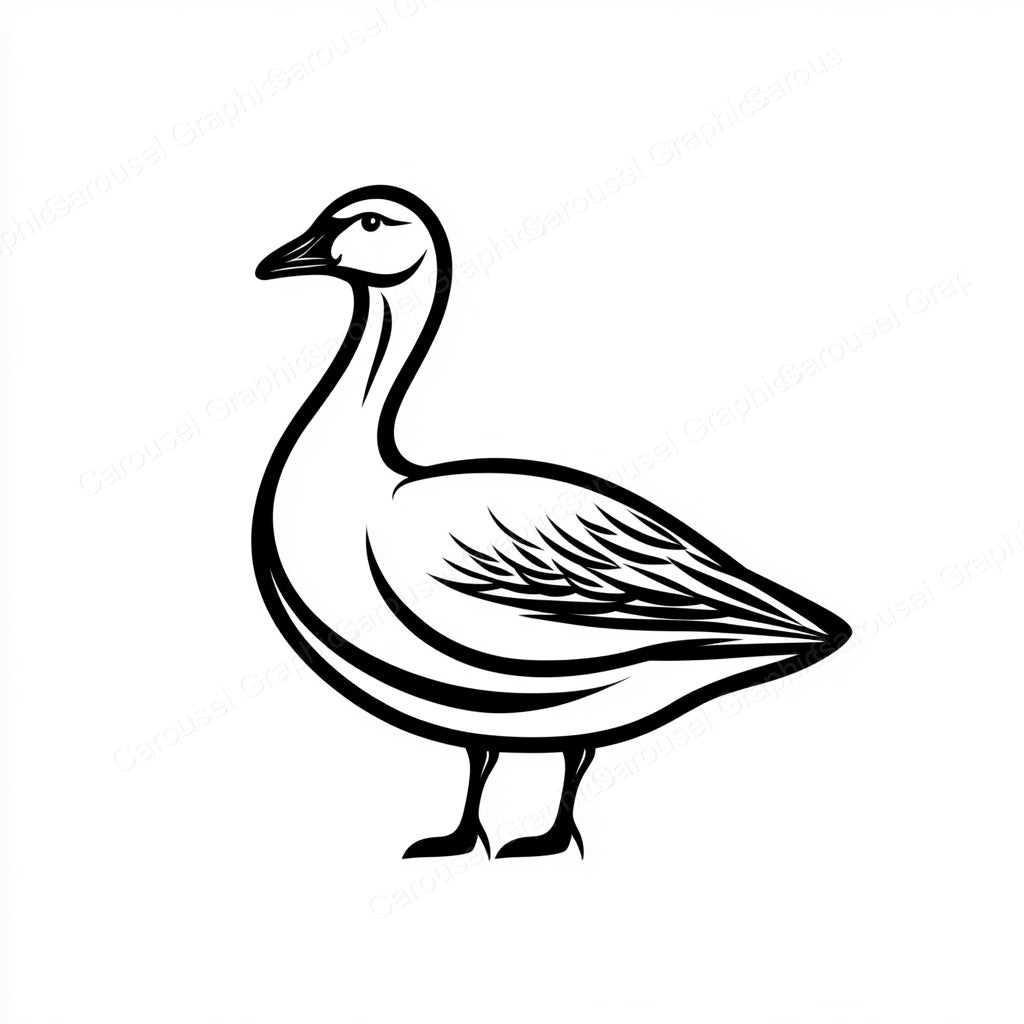Geese Vector Graphic preview