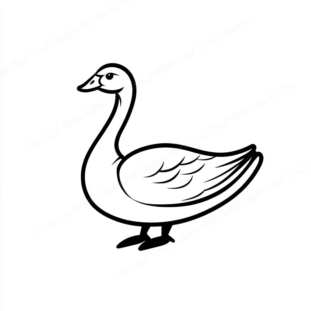 Geese Vector Graphic preview