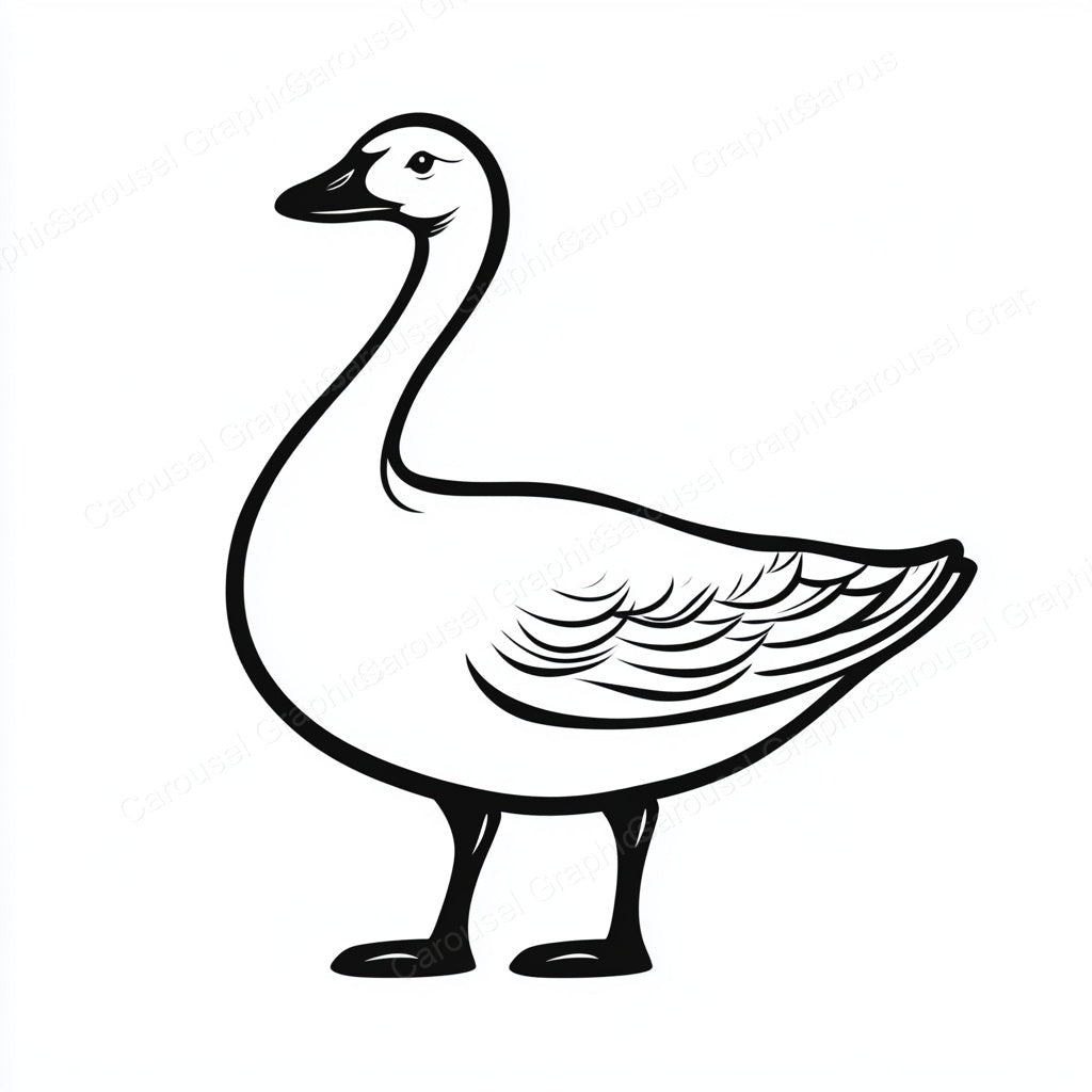 Geese Vector Graphic preview
