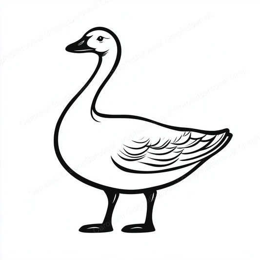 Geese Vector Graphic preview