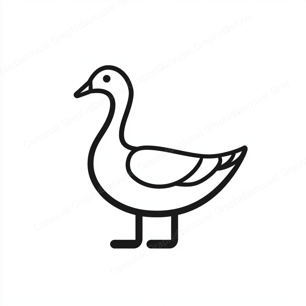 Geese Vector Graphic preview