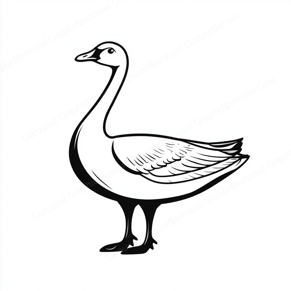 Geese Vector Graphic preview