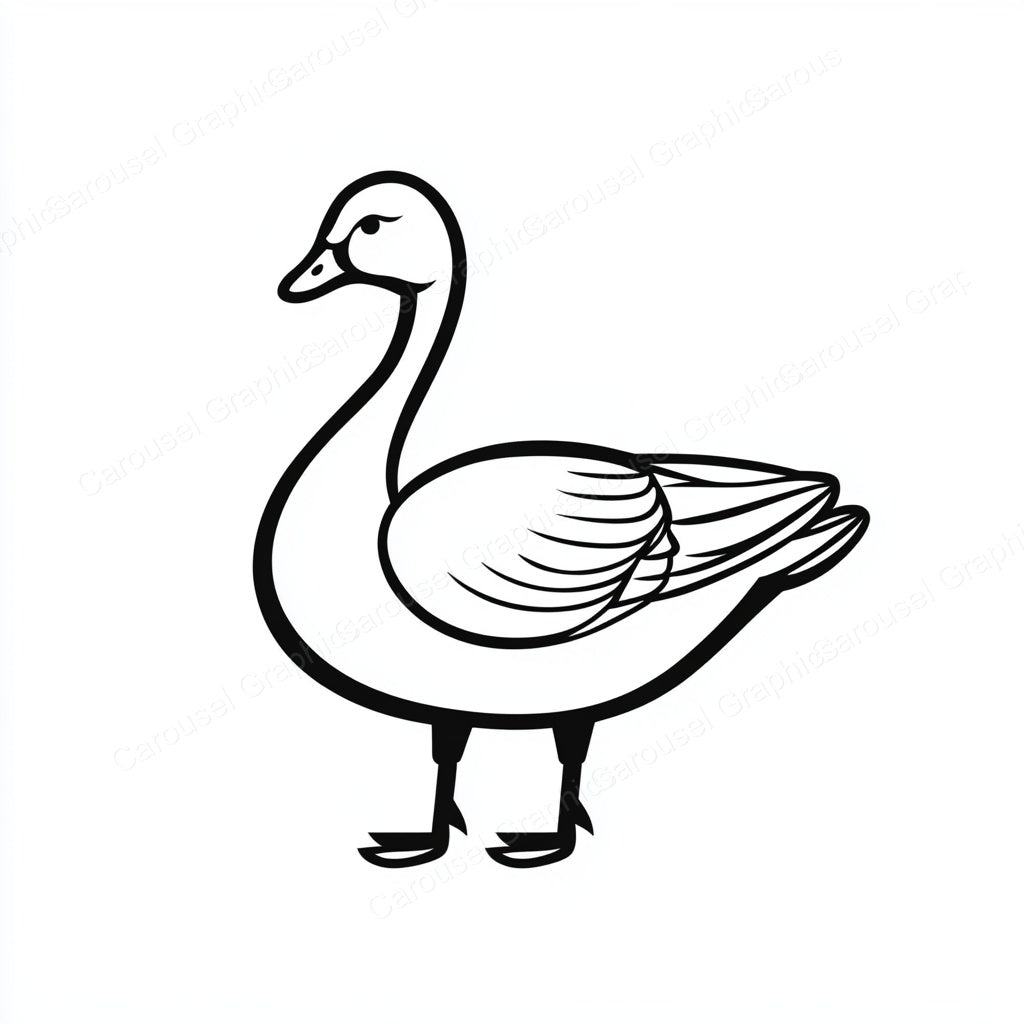 Geese Vector Graphic preview