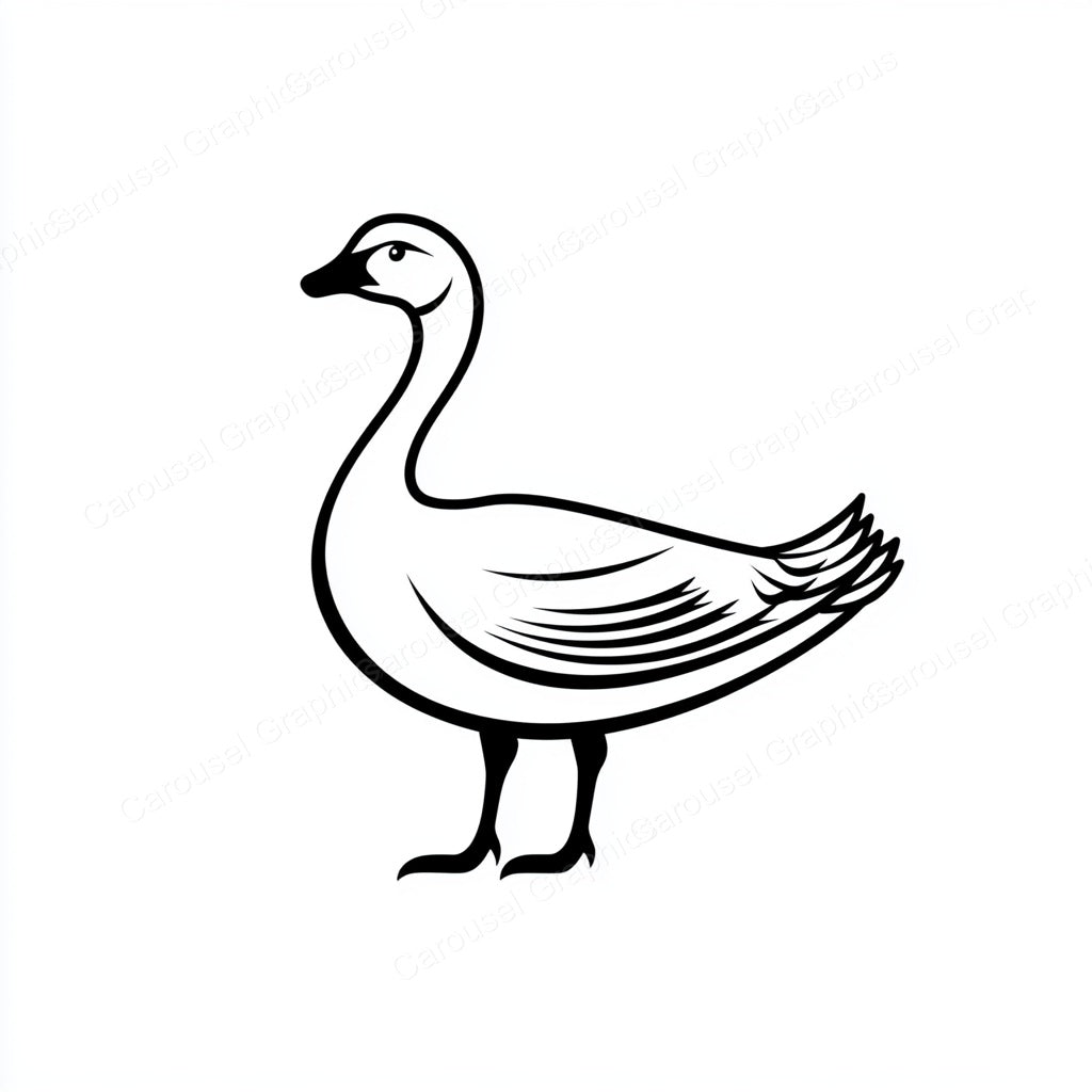 Geese Vector Graphic preview