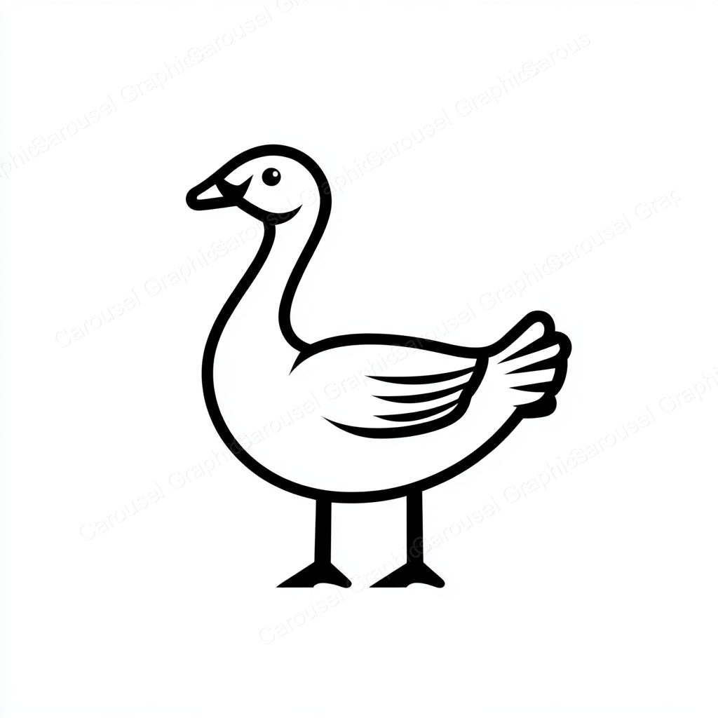 Geese Vector Graphic preview