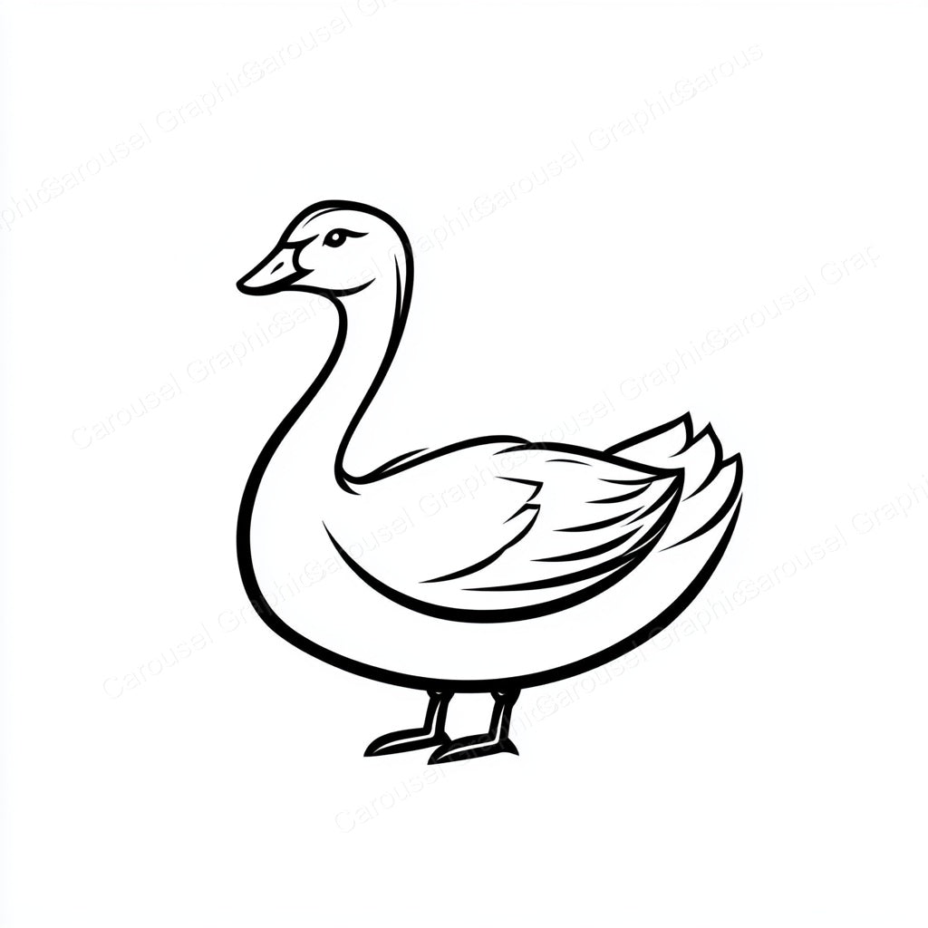 Geese Vector Graphic preview