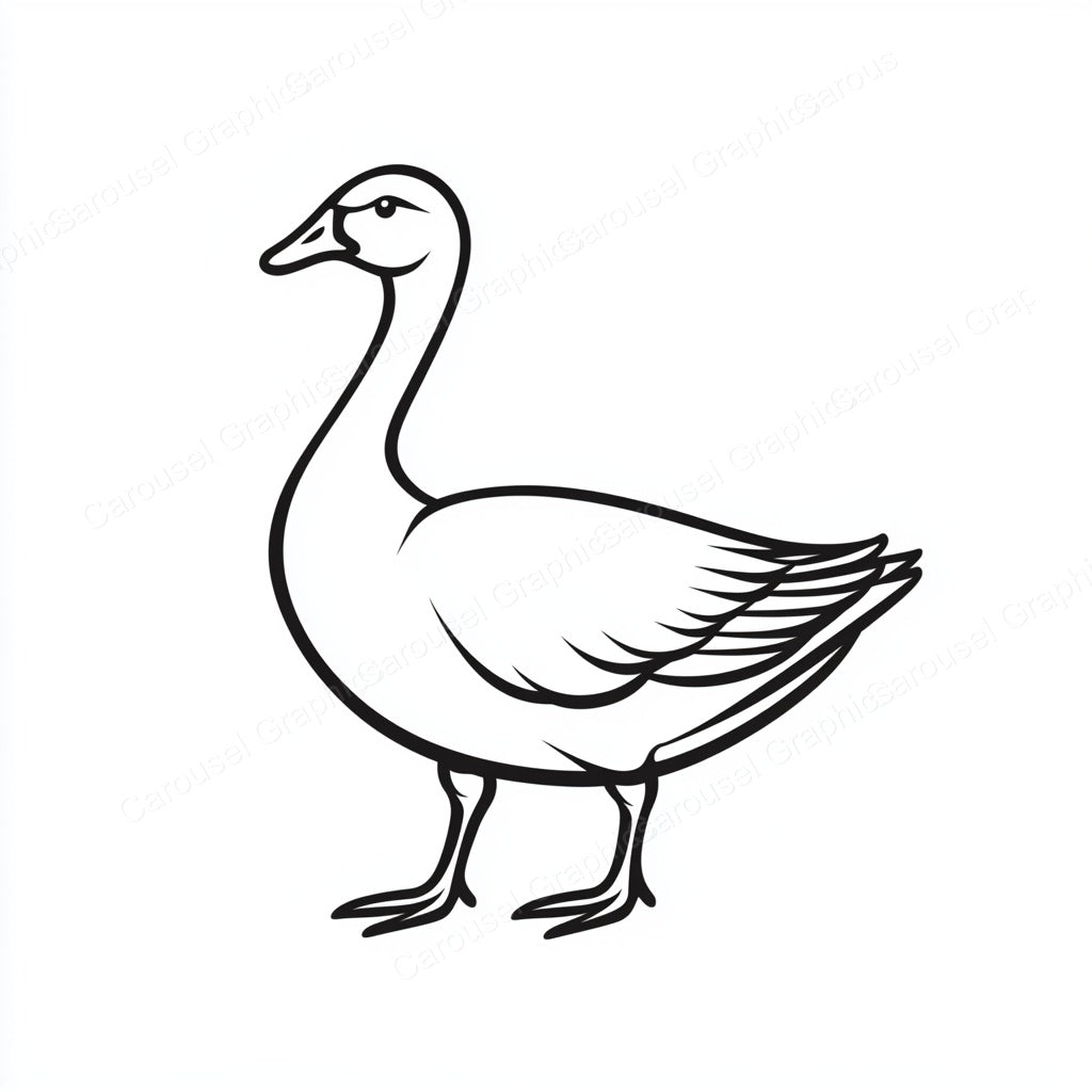 Geese Vector Graphic preview