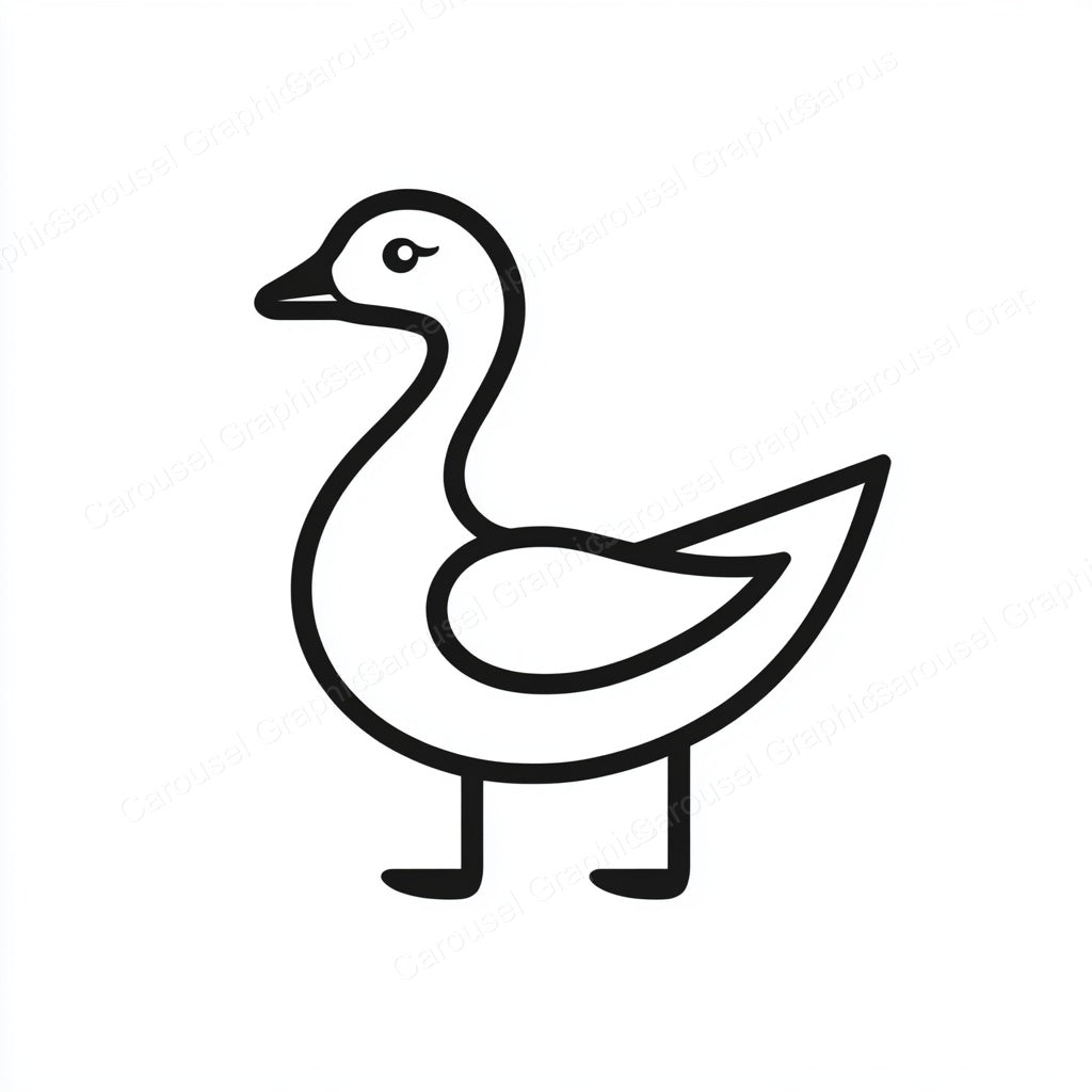Geese Vector Graphic preview