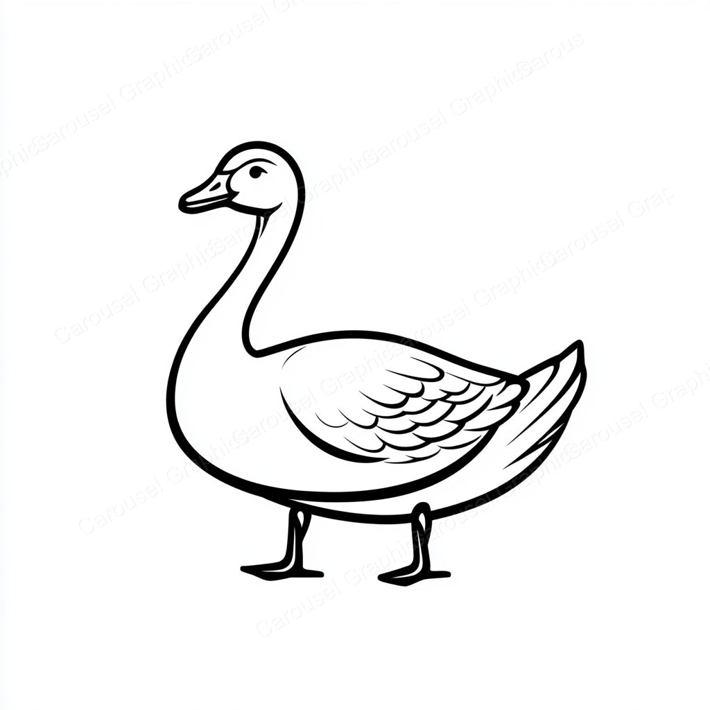 Geese Vector Graphic preview