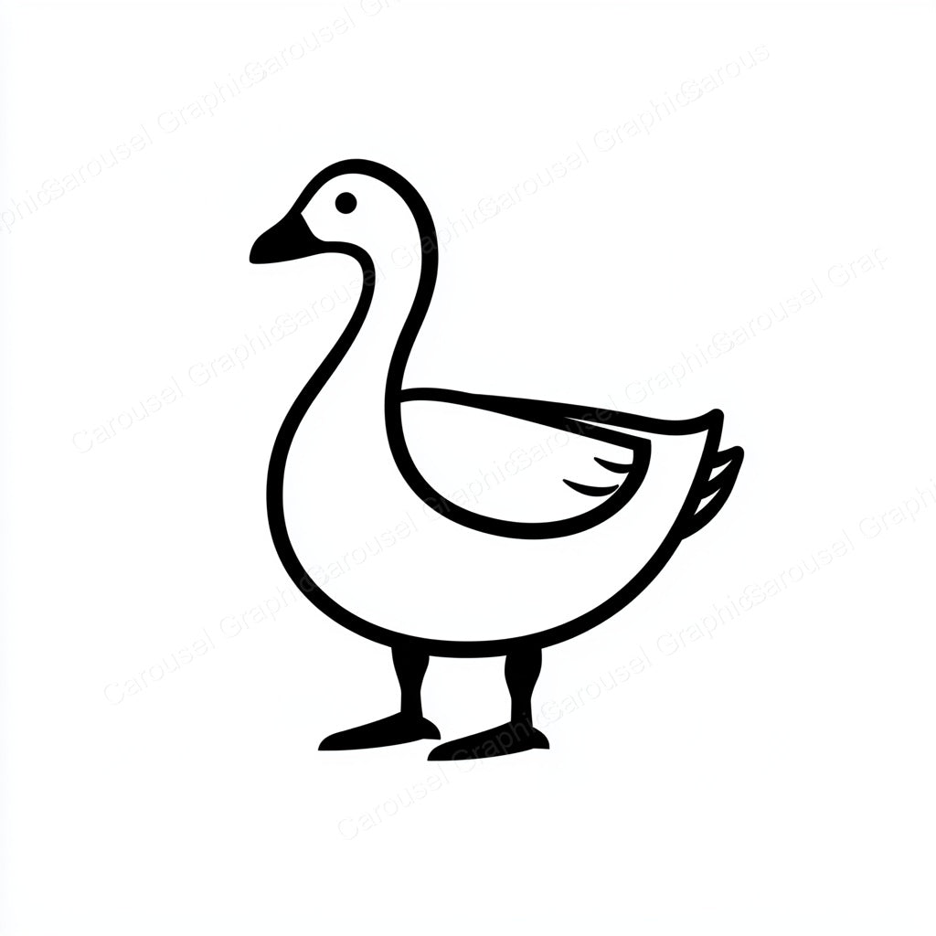 Geese Vector Graphic preview