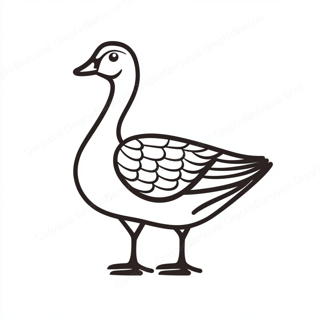 Geese Vector Graphic preview