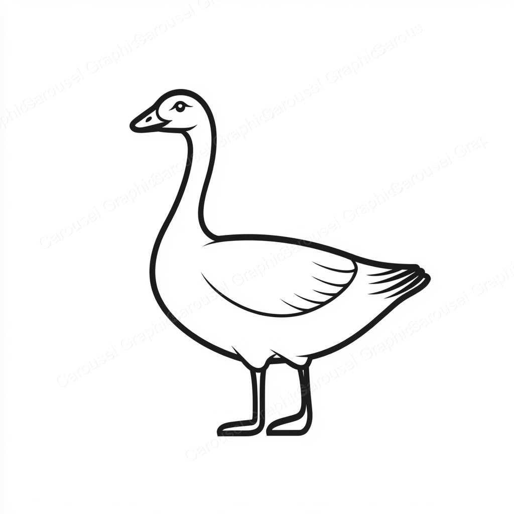 Geese Vector Graphic preview