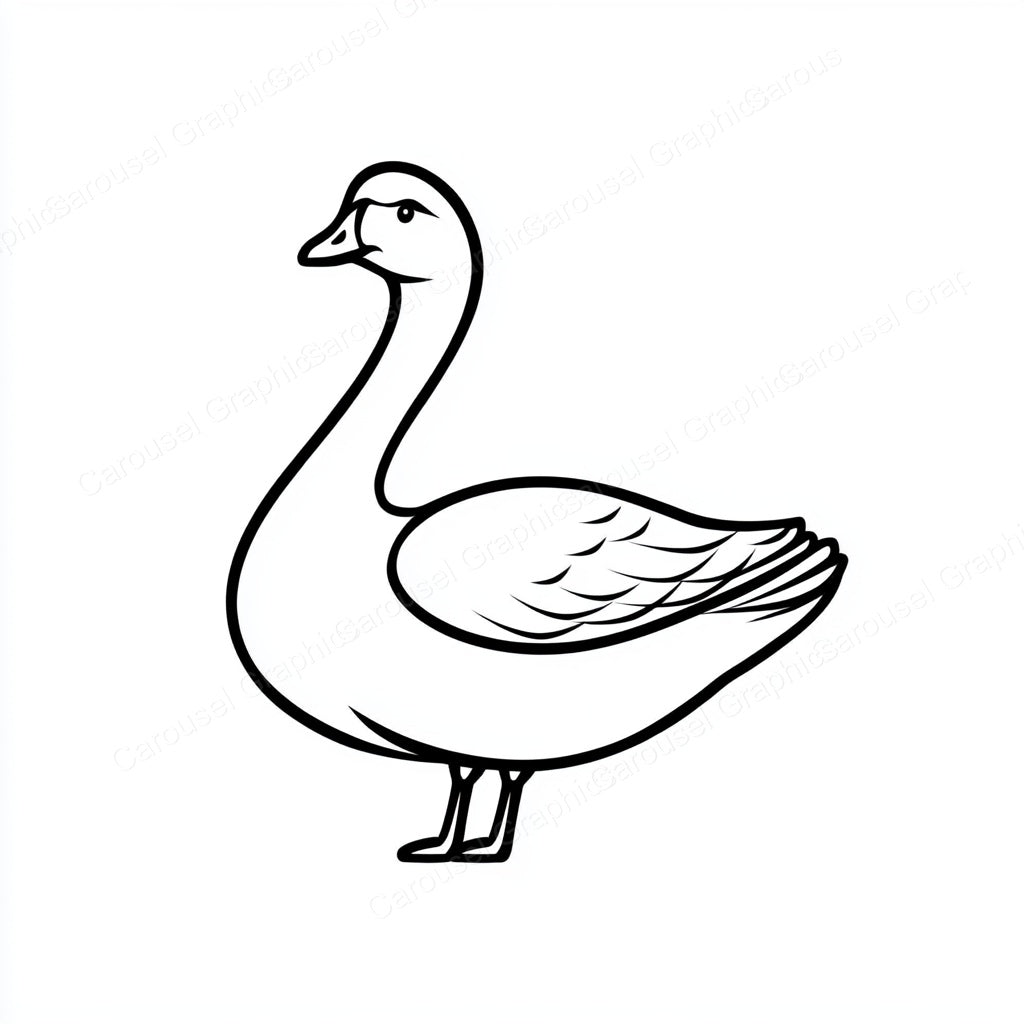 Geese Vector Graphic preview