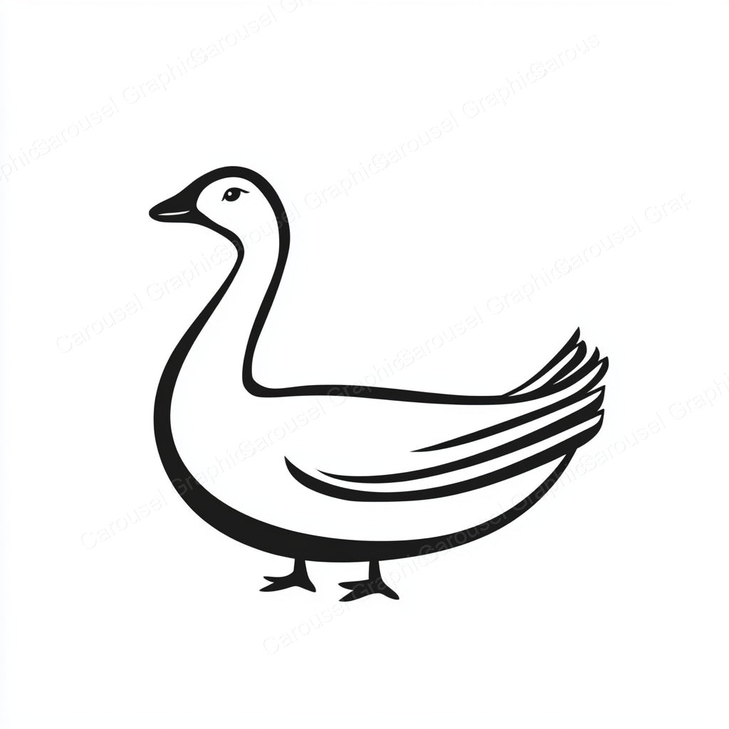 Geese Vector Graphic preview
