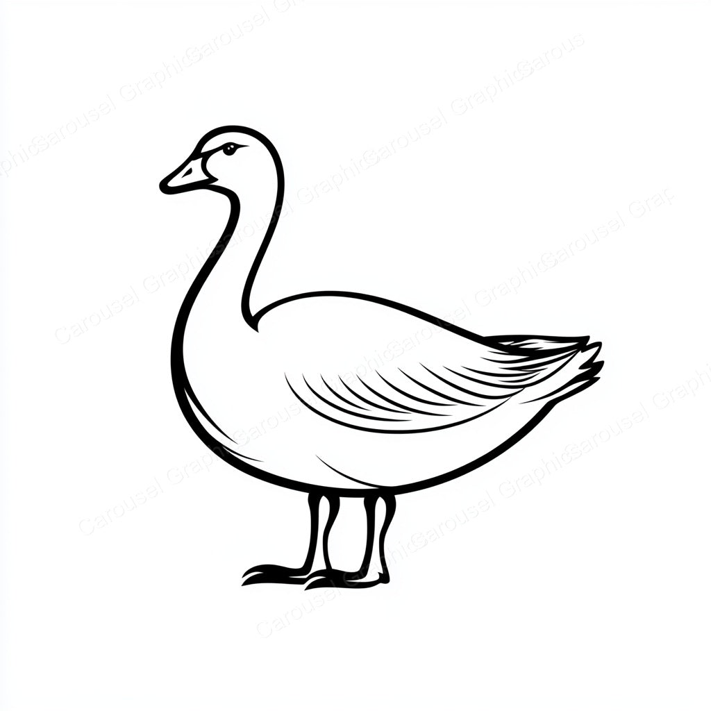 Geese Vector Graphic preview
