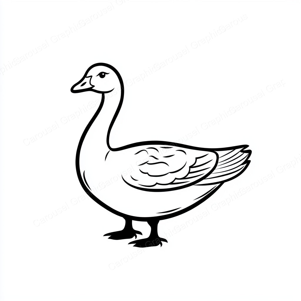 Geese Vector Graphic preview