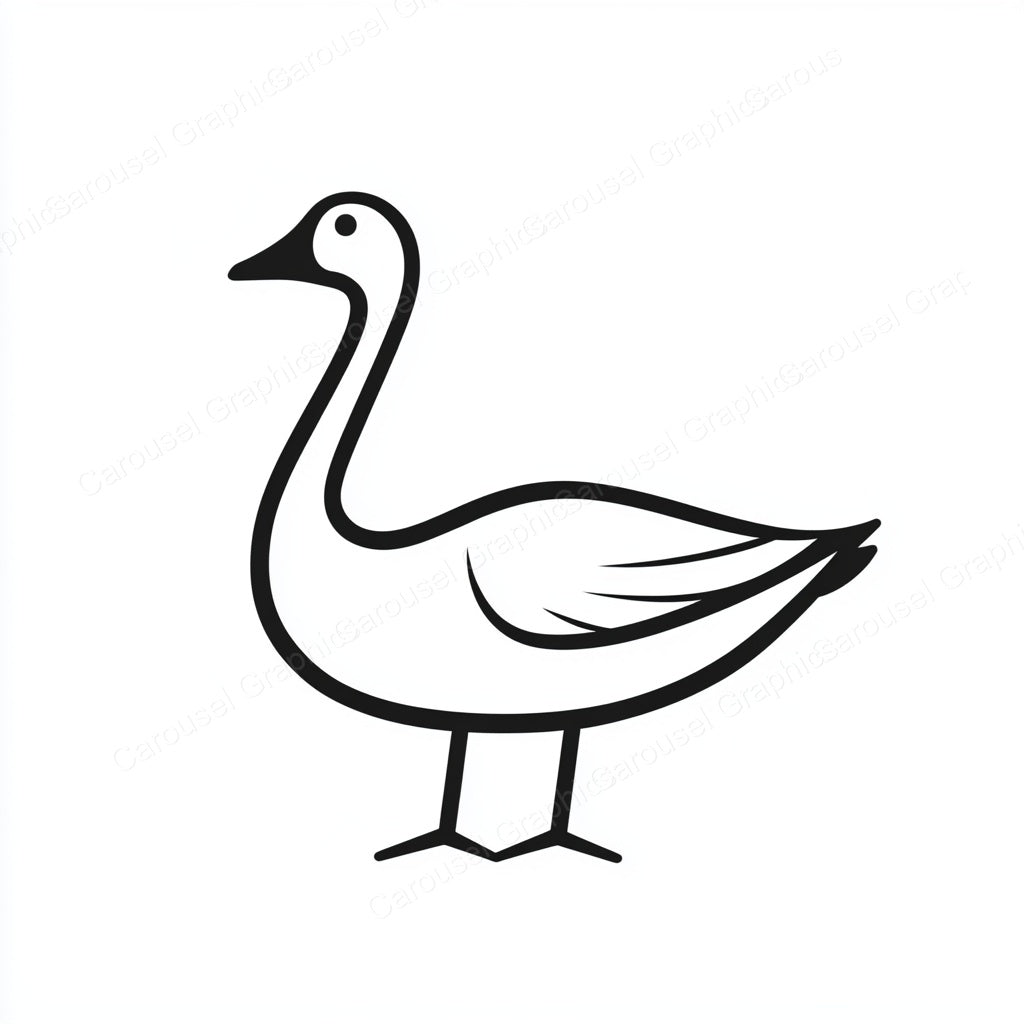 Geese Vector Graphic preview