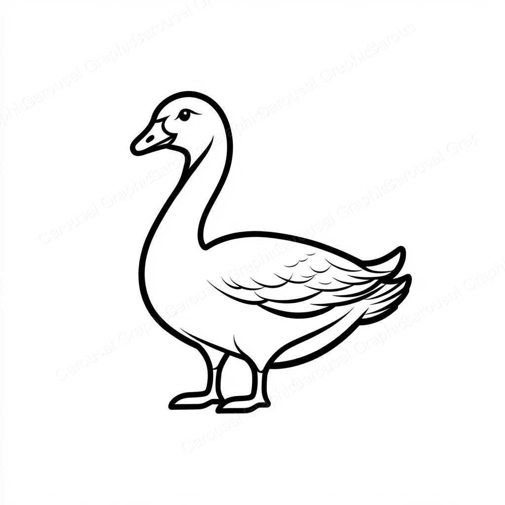 Geese Vector Graphic preview