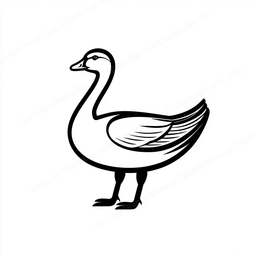 Geese Vector Graphic preview