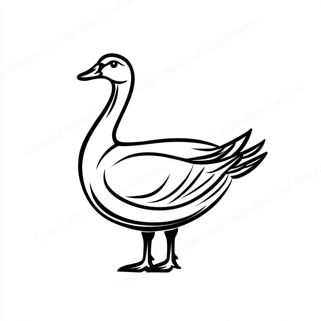 Geese Vector Graphic preview