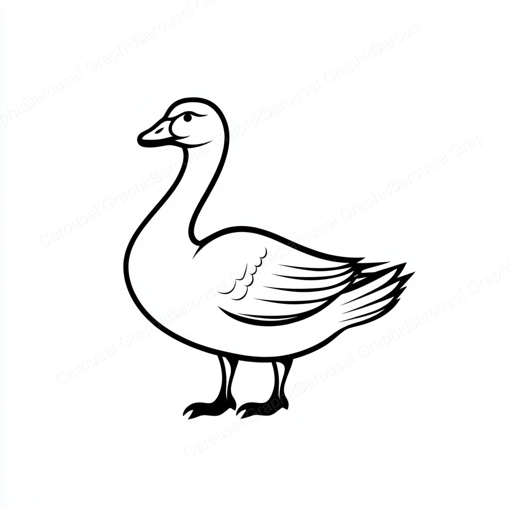 Geese Vector Graphic preview