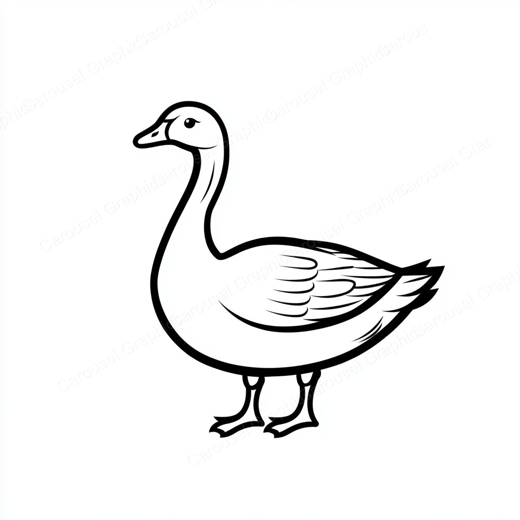 Geese Vector Graphic preview