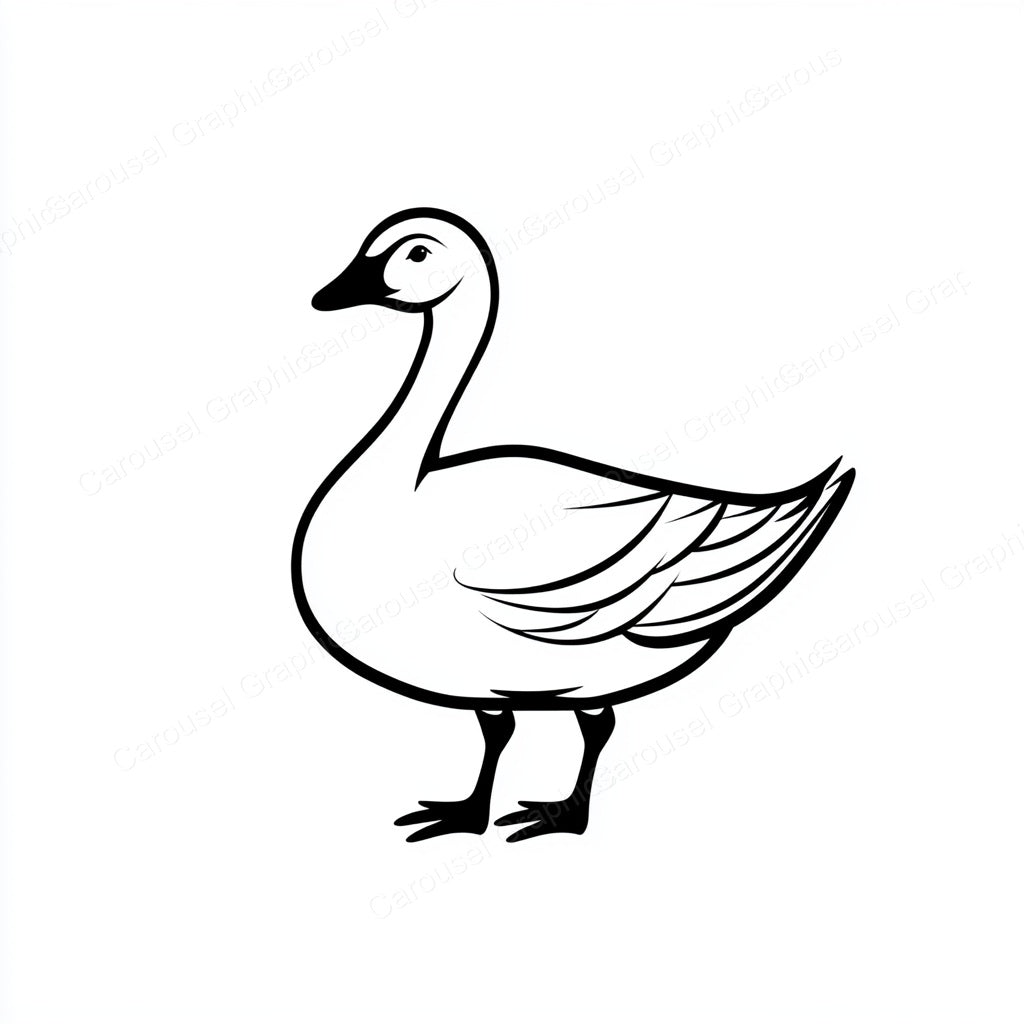 Geese Vector Graphic preview